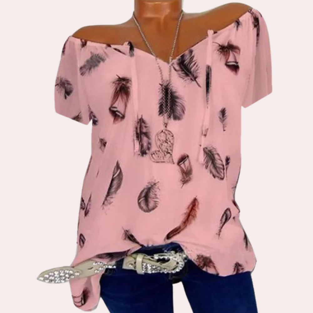 Blusa de mujer fácil y holgada