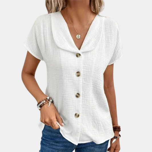 Marilyn - Blusa con botones - Ligera y cómoda