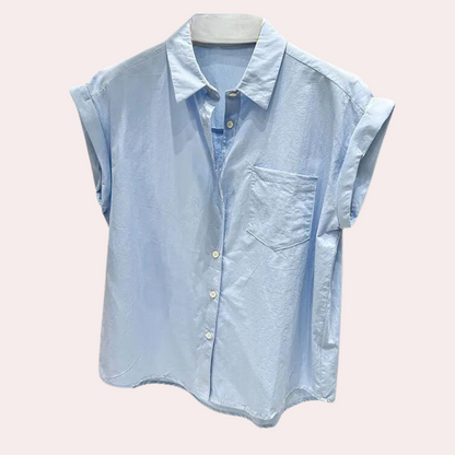 Nadya - Blusa de verano sin mangas para mujer