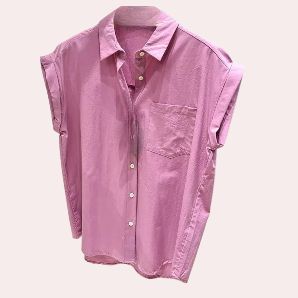 Nadya - Blusa de verano sin mangas para mujer