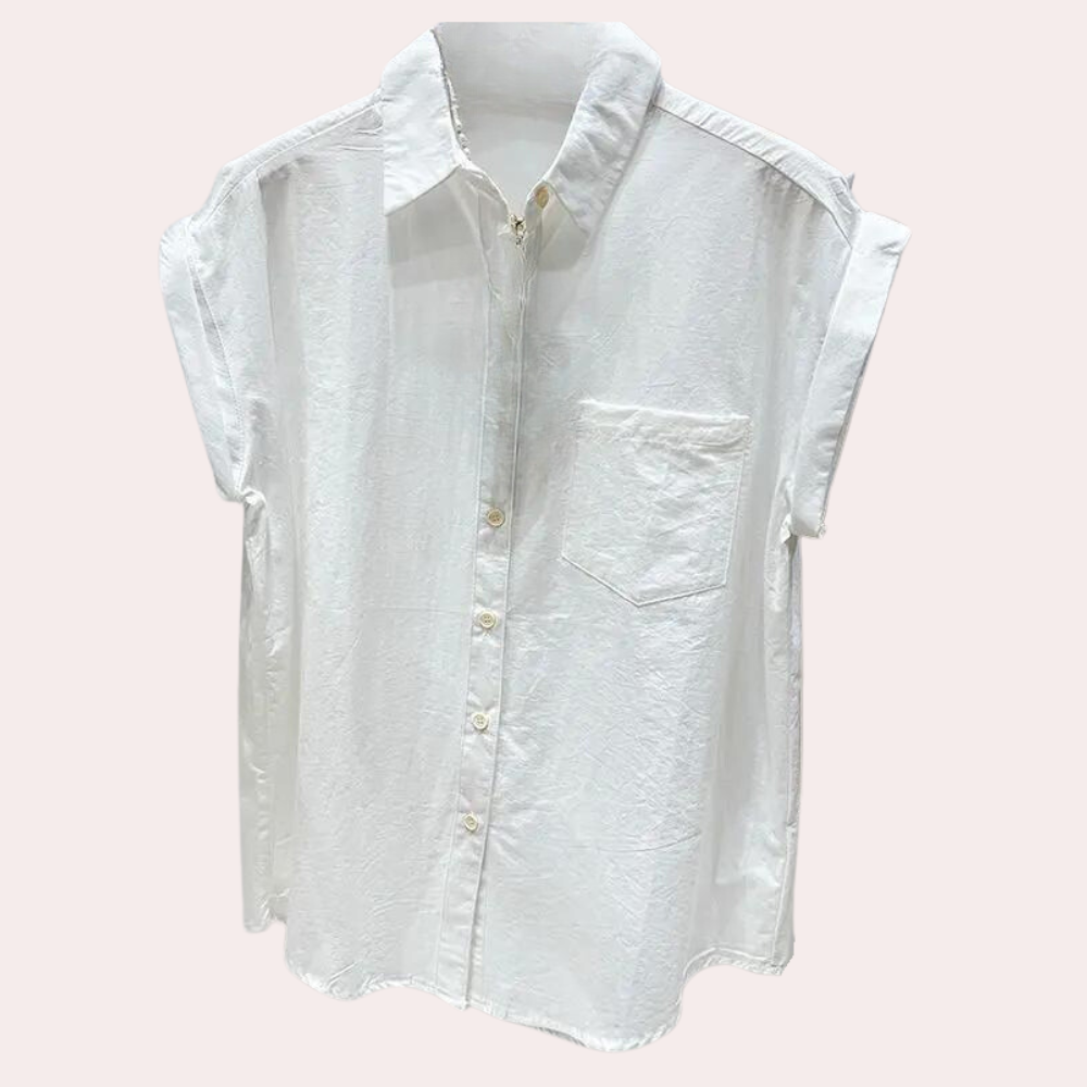Nadya - Blusa de verano sin mangas para mujer