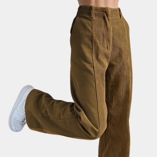 Elegantes pantalones de lujo para señora