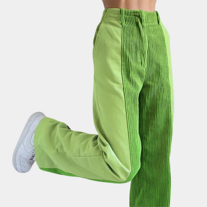Elegantes pantalones de lujo para señora