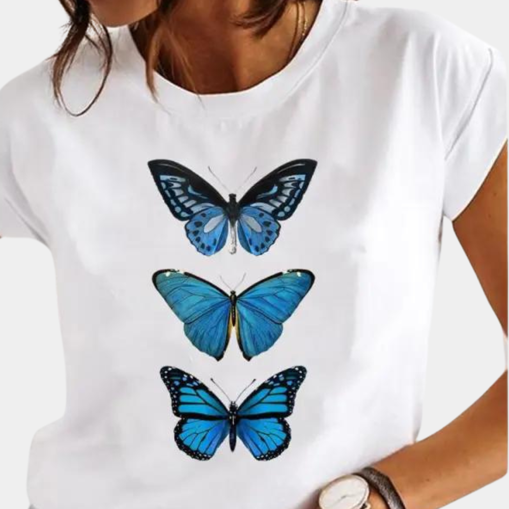 Elegante camiseta de verano para mujer