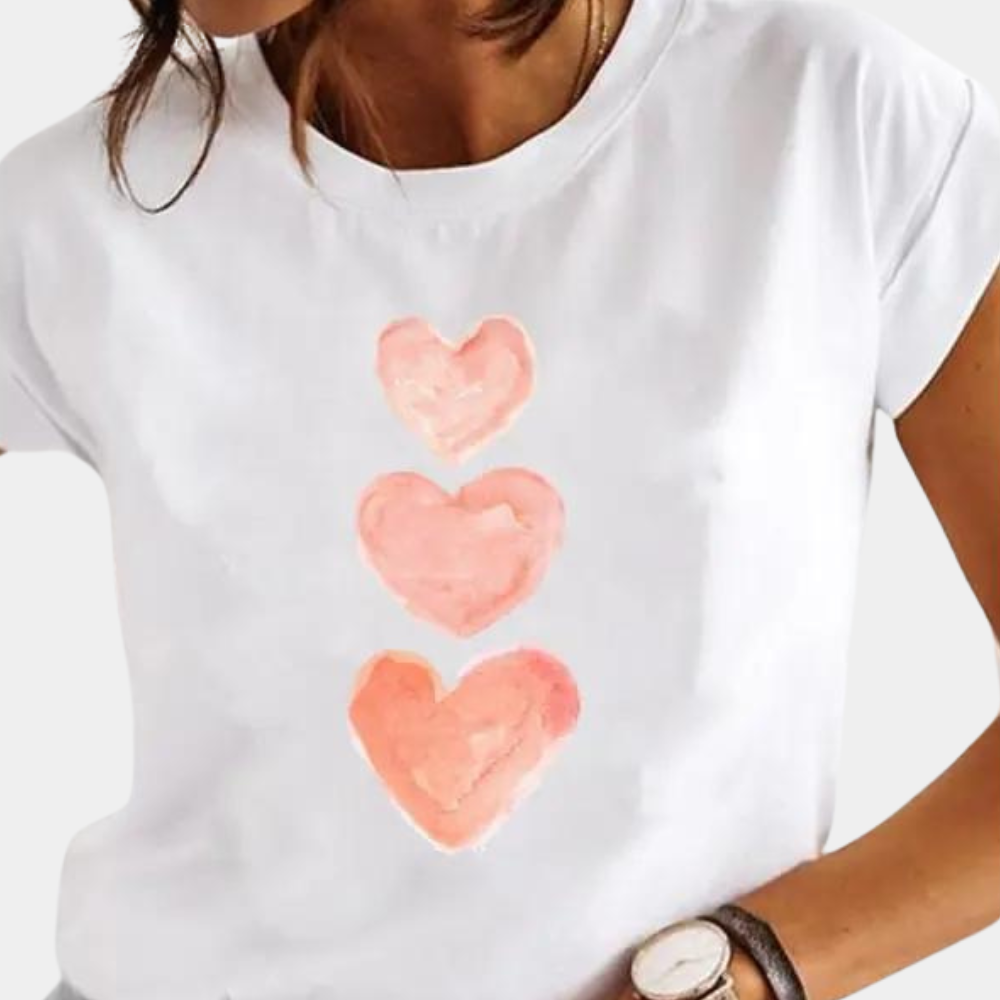 Elegante camiseta de verano para mujer