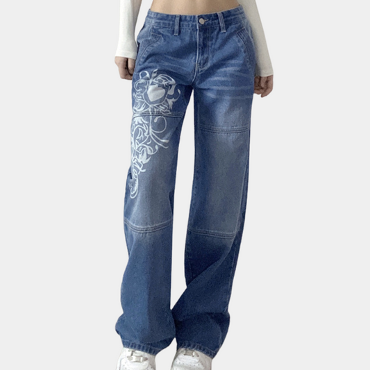 Vaqueros cargo para mujer