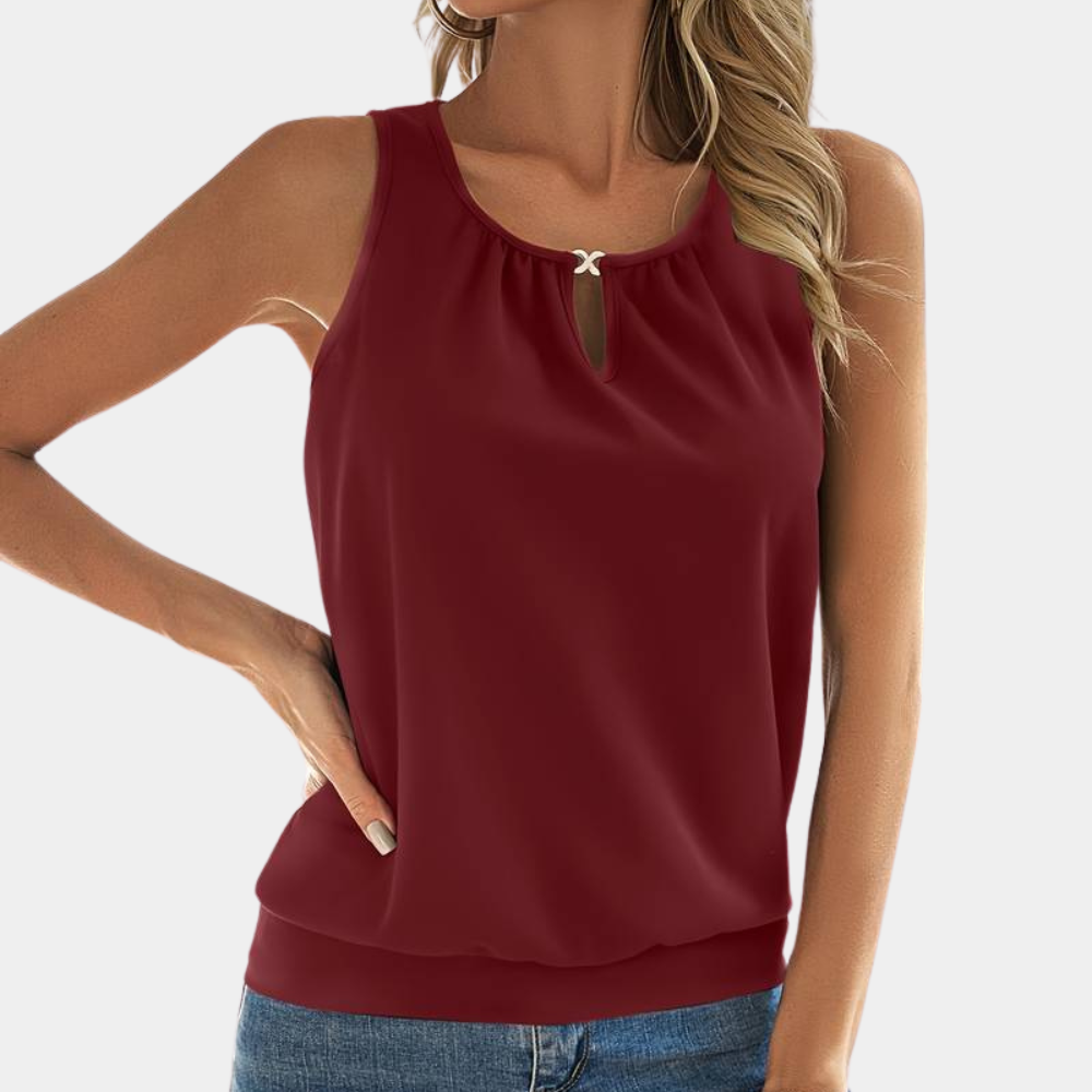 Mallory - Blusa sin mangas - Sencilla y versátil