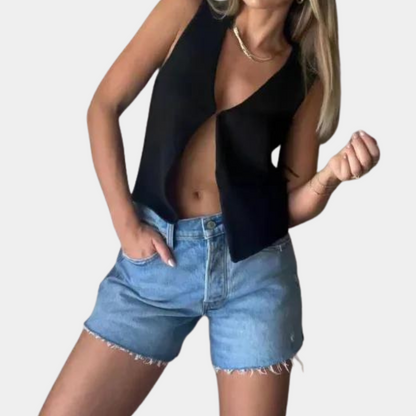 Elegante top suelto para mujer