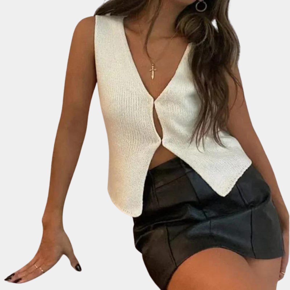 Elegante top suelto para mujer