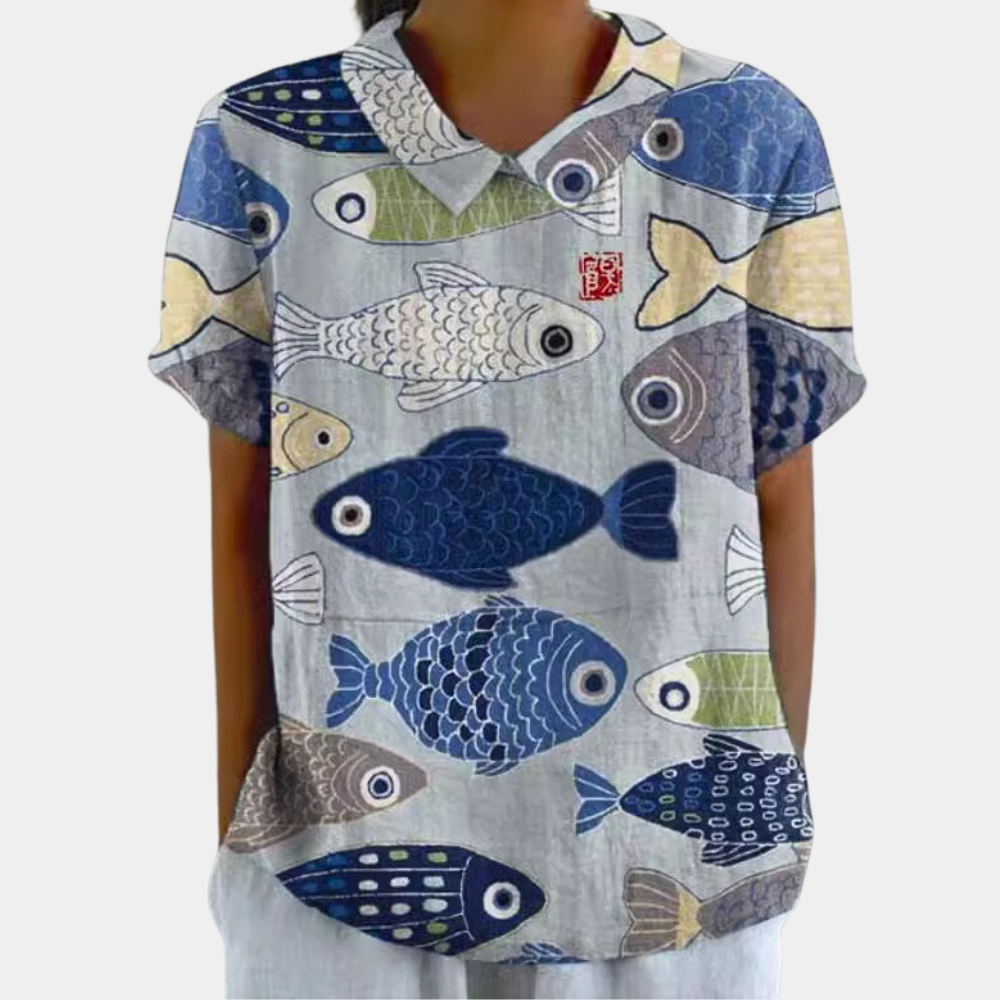 Blusa de mujer informal y colorida