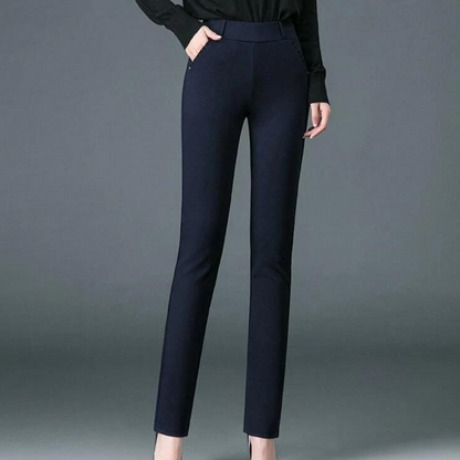 Abril - Elegante pantalón recto de mujer