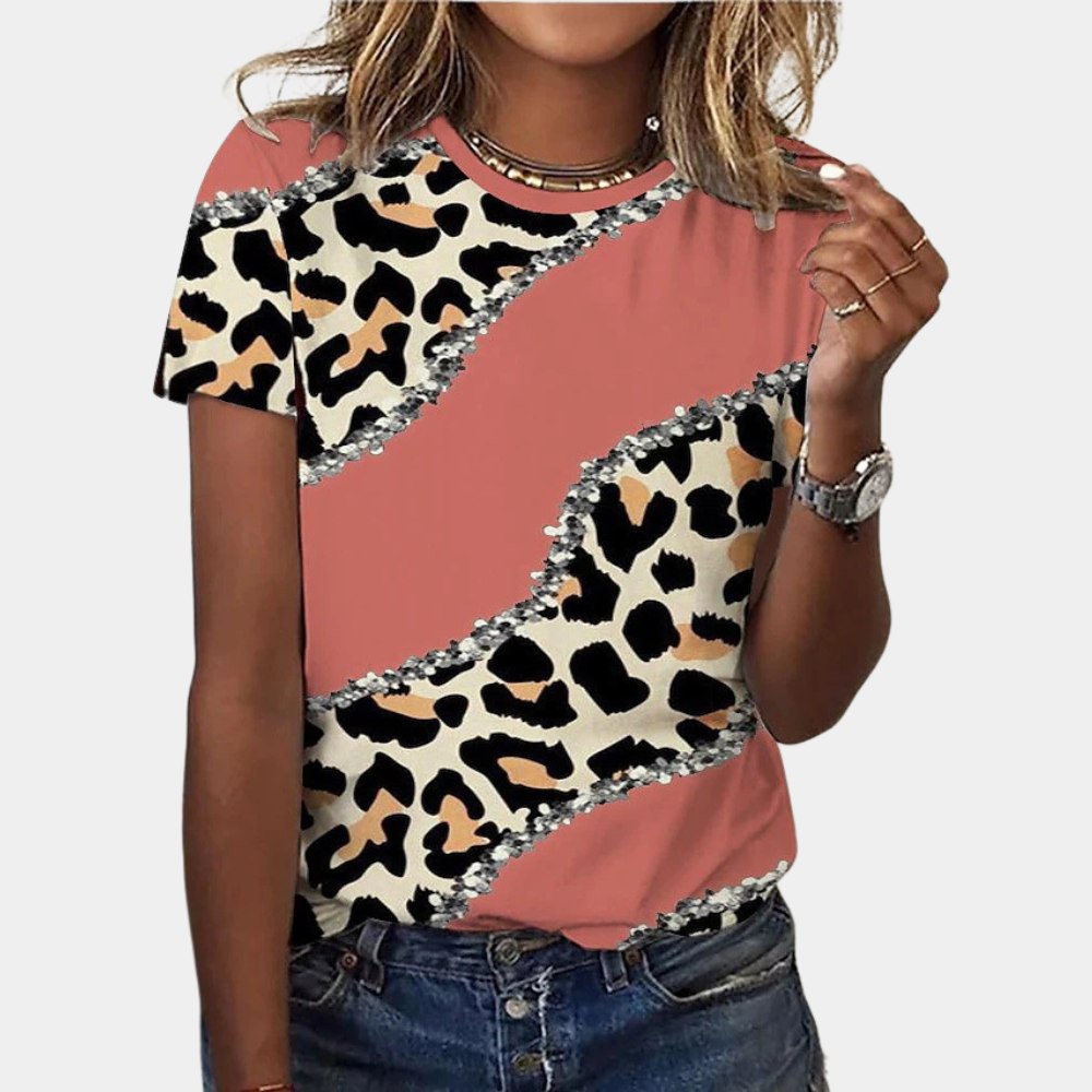 Brenda - Camiseta estampada para mujer - Elegante y cómoda