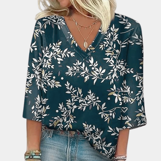 Thai - Blusa clásica vintage para mujer