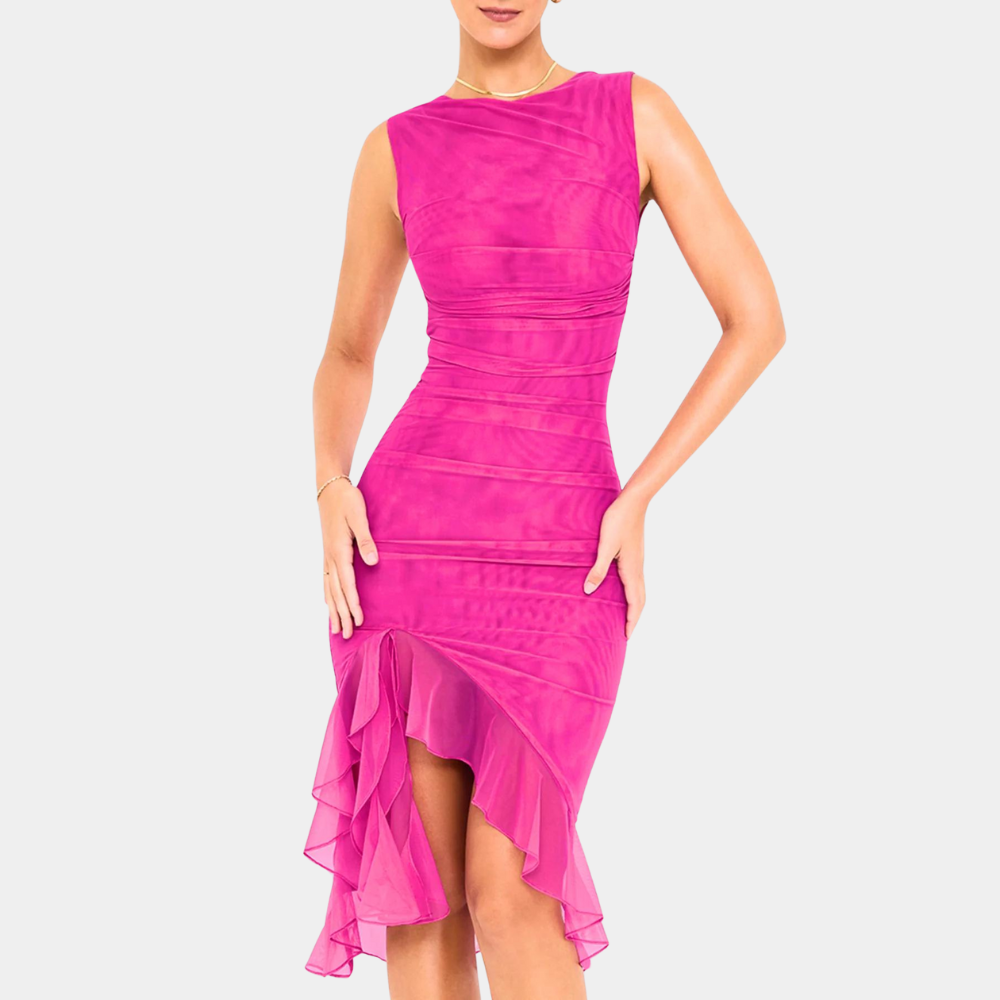 Jade - Vestido de fiesta Enchanted Ruffles para mujer