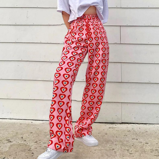 Pantalones modernos con perneras anchas para un confort óptimo