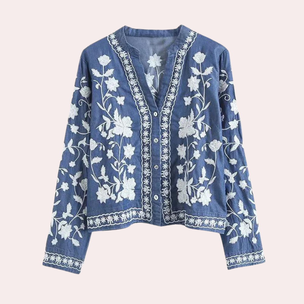 Chaqueta Gailla Cardigan Bordado Floral