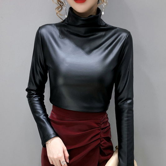 Stefania - Elegante camisa de manga larga para mujer