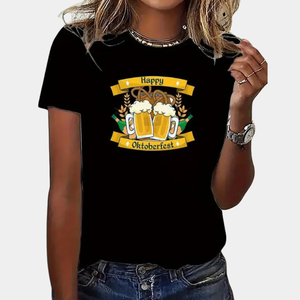 Marilena - Camisa informal de señora para eventos Oktoberfest