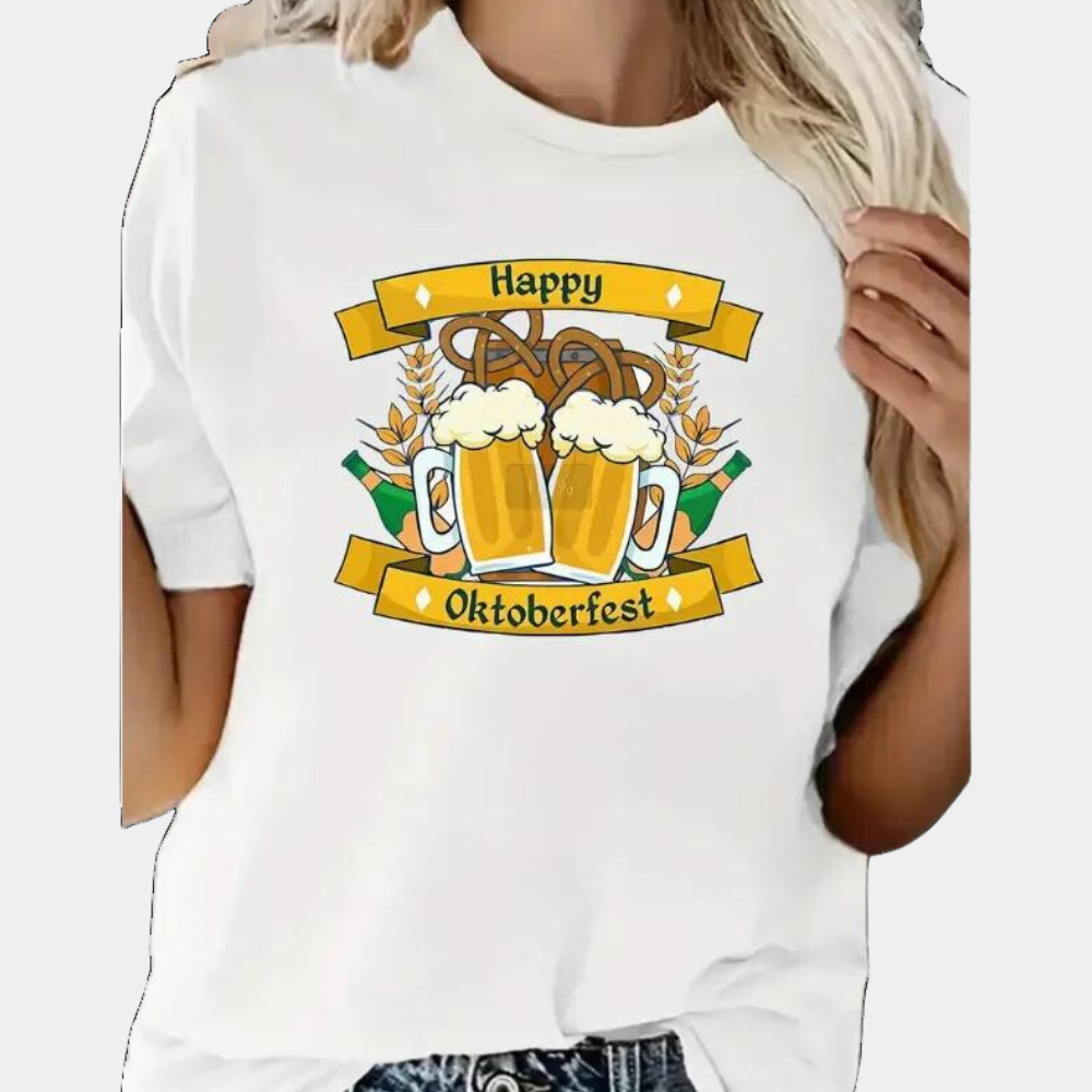 Marilena - Camisa informal de señora para eventos Oktoberfest