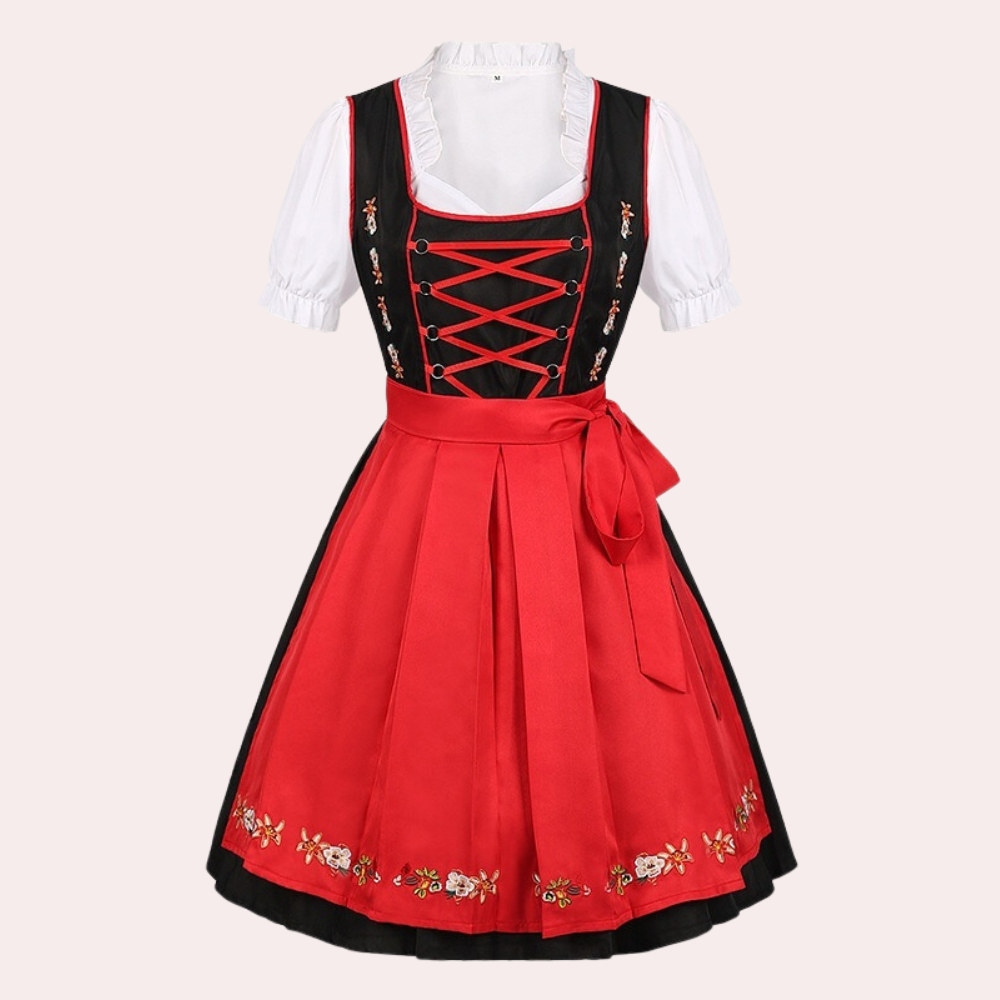 Solange - Dirndl clásico de Oktoberfest para señoras