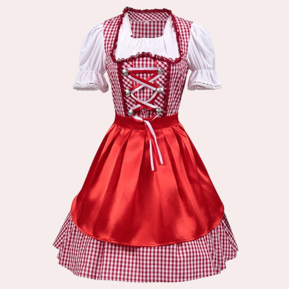 Rowena - Vestido Dirndl Retro Oktoberfest para señora