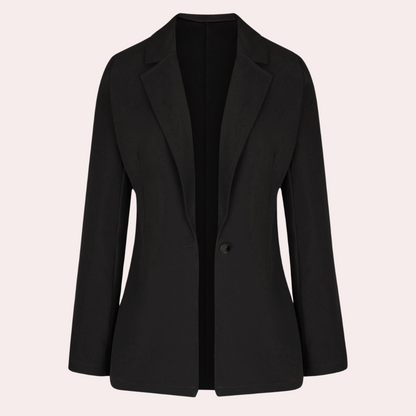 Nastya - Blazer liso minimalista para mujer