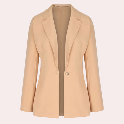 Nastya - Blazer liso minimalista para mujer