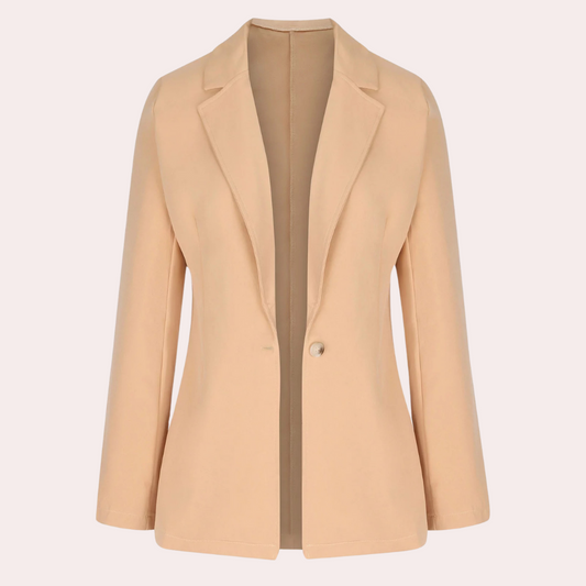 Nastya - Blazer liso minimalista para mujer