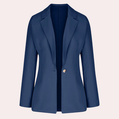 Nastya - Blazer liso minimalista para mujer