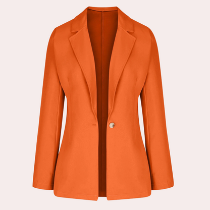 Nastya - Blazer liso minimalista para mujer
