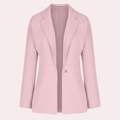 Nastya - Blazer liso minimalista para mujer