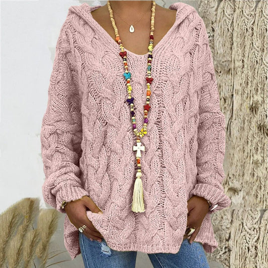 Sophie | Sudadera con capucha y cuello en V para mujer, un toque de estilo