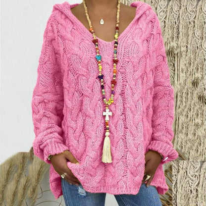 Sophie | Sudadera con capucha y cuello en V para mujer, un toque de estilo
