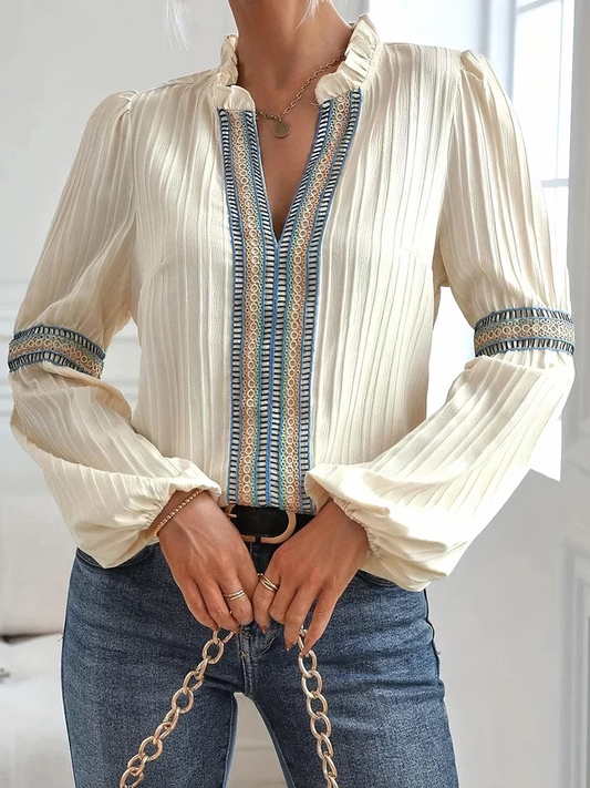 Felicia | Blusa vintage con volantes