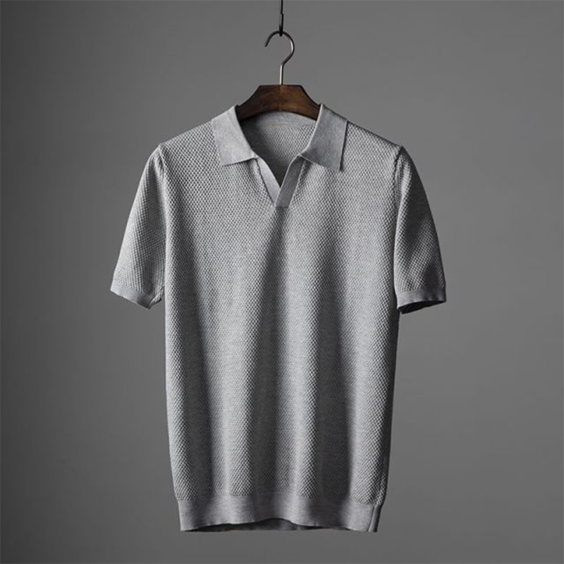 Męska Koszulka Polo Dzianinowa