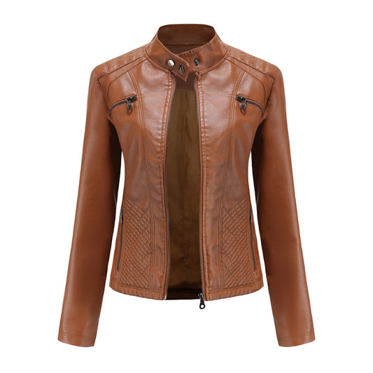 Sophie - Chaqueta de cuero fina