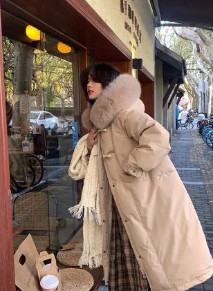 Acantha - Abrigos de moda con cuello de piel