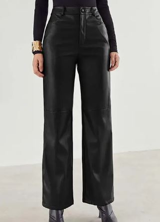 Pantalones de cuero para mujer