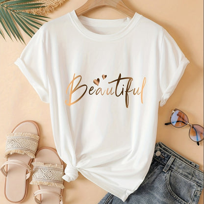 Camiseta informal - Ajuste relajado y mezcla de algodón suave