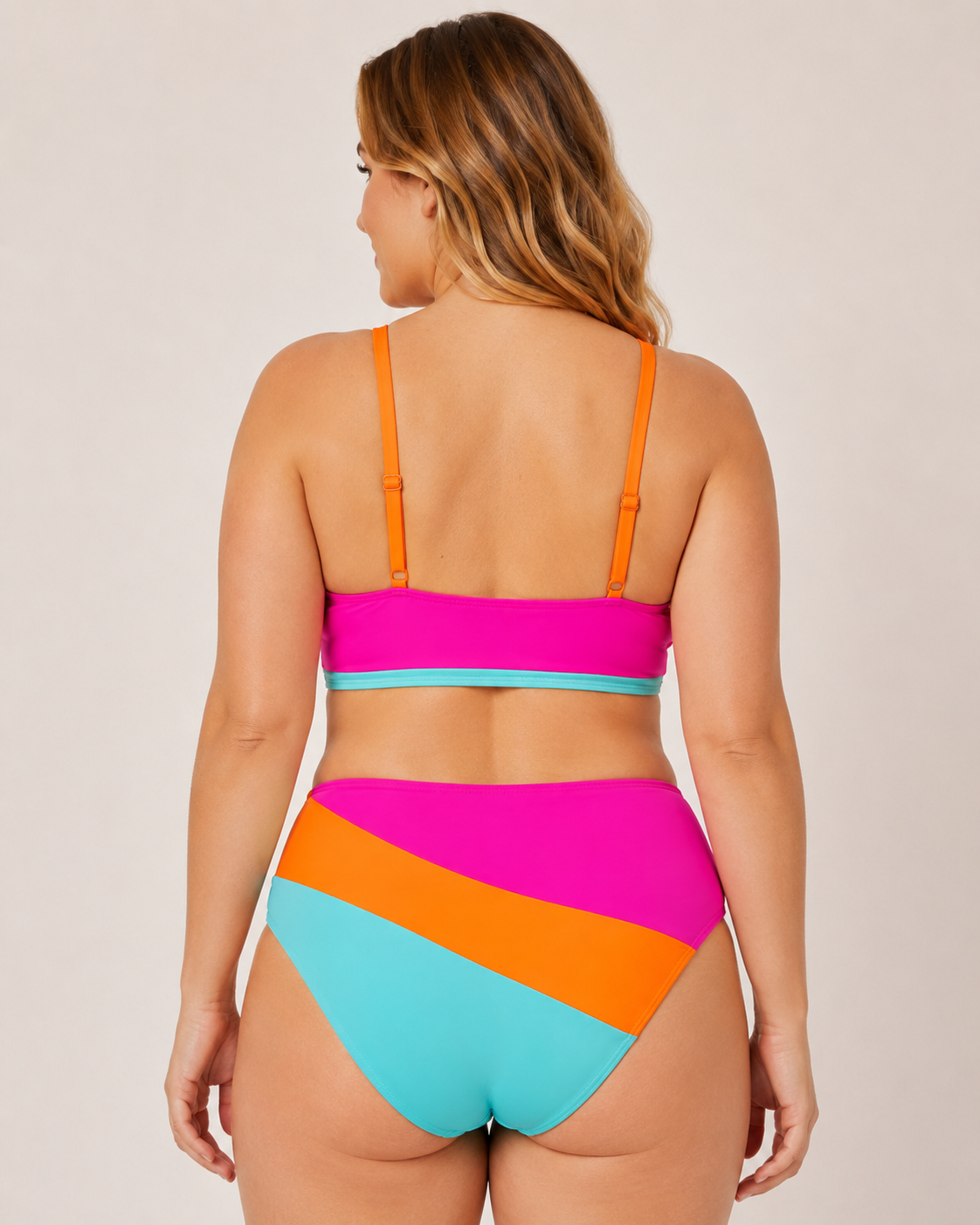 Bikini Dwuczęściowe Z Wysokim Stanem