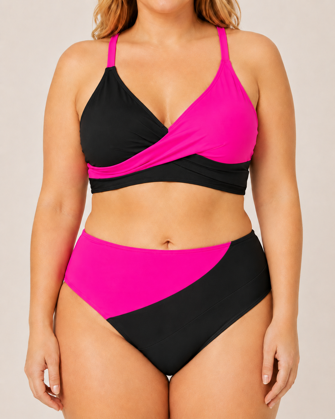 Bikini Dwuczęściowe Z Wysokim Stanem