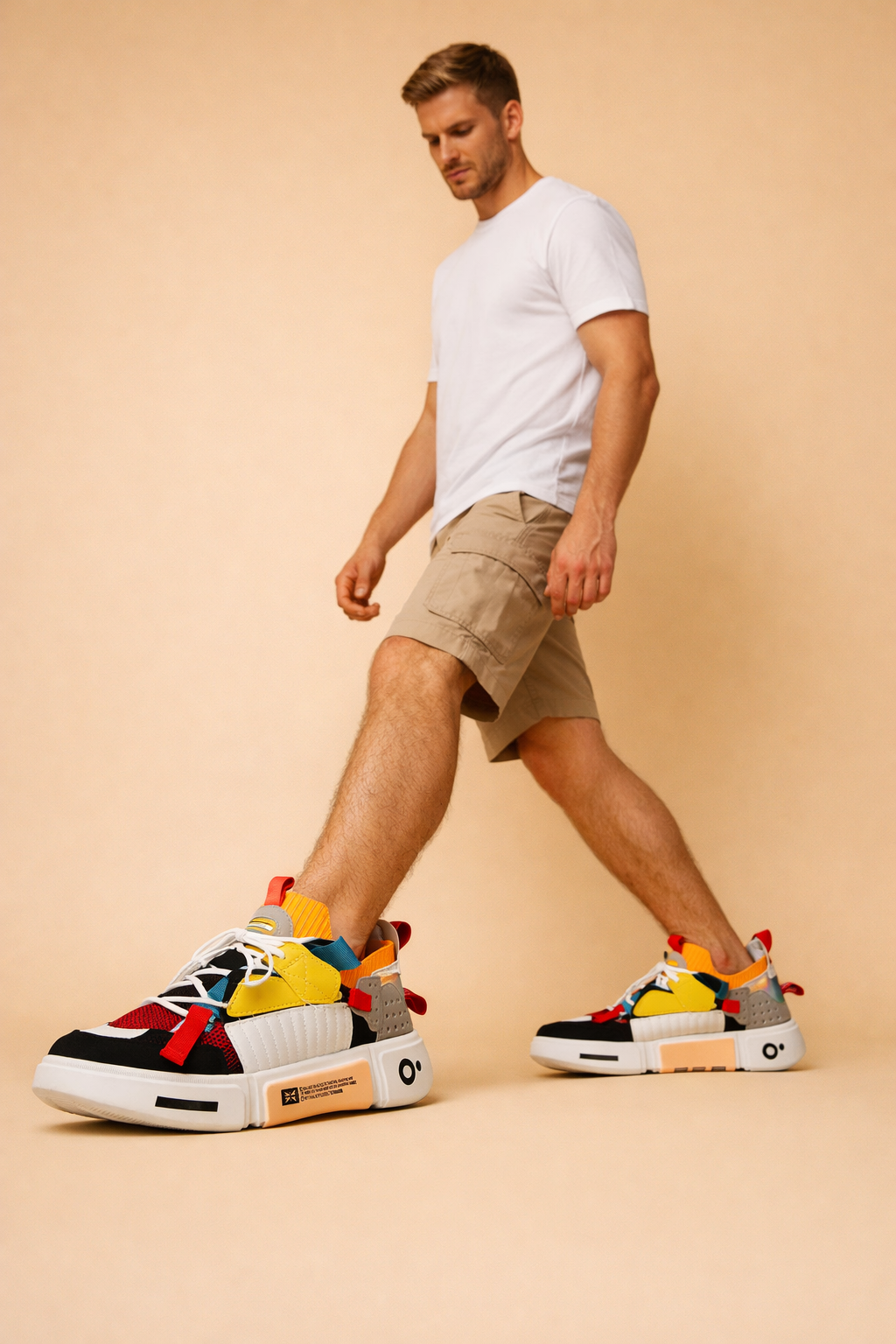 Męskie Sneakersy Na Grubej Podeszwie