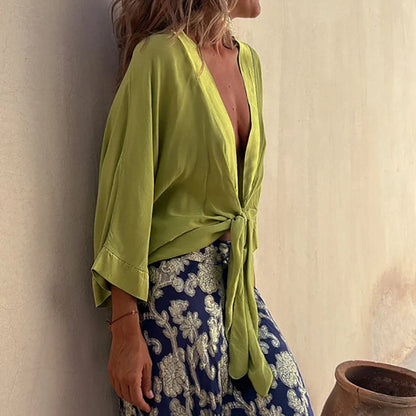 ONNA | Blusa de mujer con detalle de botones