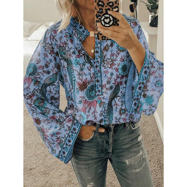 Blusa Vinera | Blusa Boho con Mangas Batwing