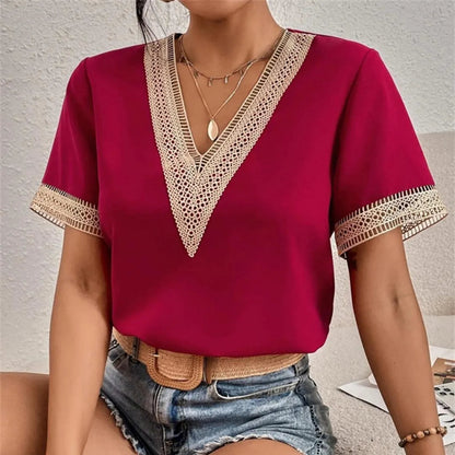 Camiseta de mujer | IRIS Elegant | Poliéster | Disponible en blanco, verde, negro, clarete, amarillo claro, azul claro y naranja | Apta para todas las estaciones