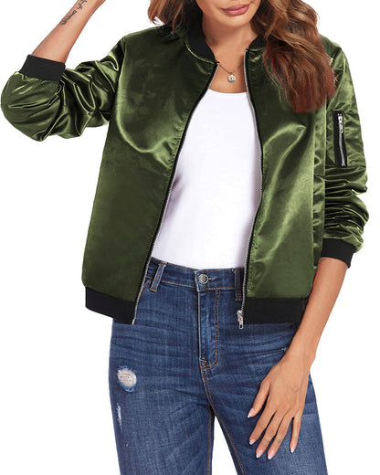 Karina | Elegante cazadora bomber de calle