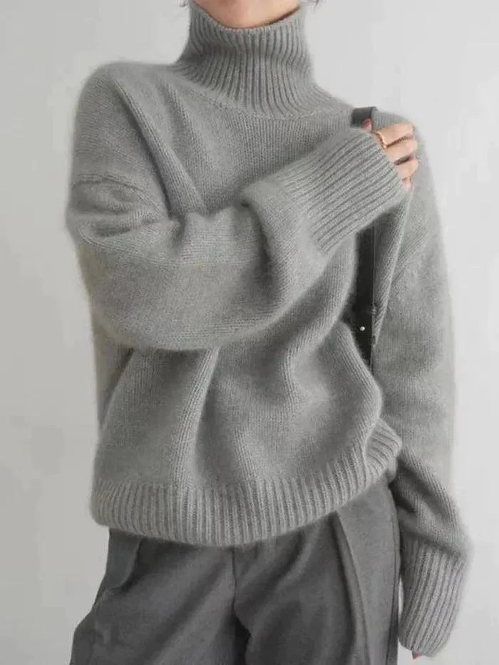 Cuello alto de punto oversize | Atemporal | Cálido y amplio | Ideal para los días fríos
