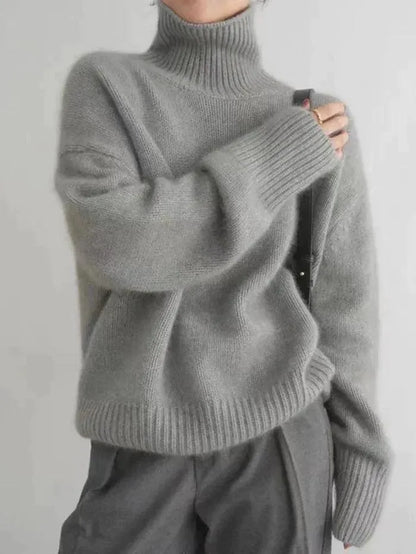 Cuello alto de punto oversize | Atemporal | Cálido y amplio | Ideal para los días fríos