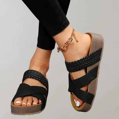 Sandalias ortopédicas de plataforma cómodas para señoras