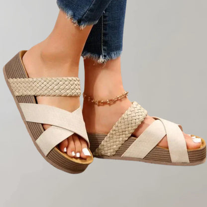 Sandalias ortopédicas de plataforma cómodas para señoras